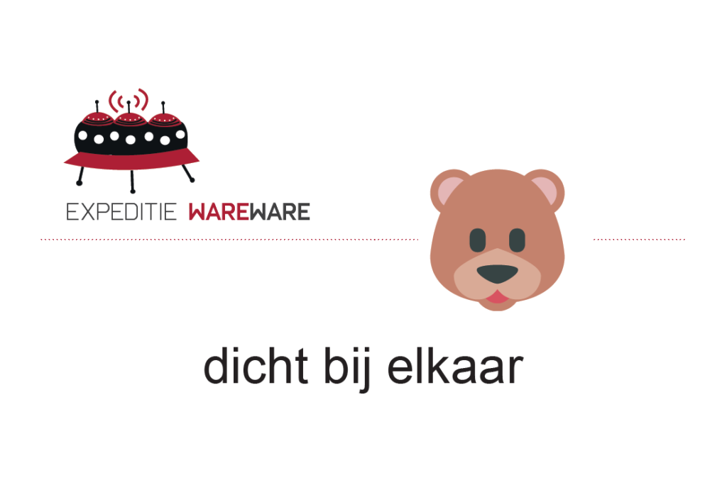 dicht bij elkaar